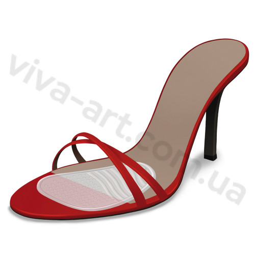 Полустельки гелевые под плюсну на клеевой основе, универсальный размер, пара